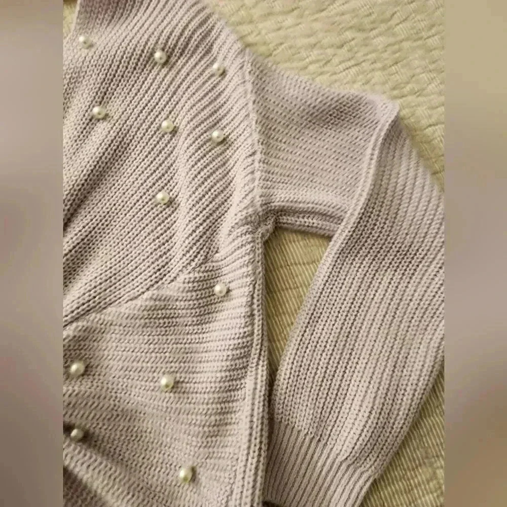 NWT Jessica Simpson Pearl knit sweater - Picture 6 of 7